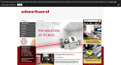 Desktop Screenshot of eberhard-ag.com